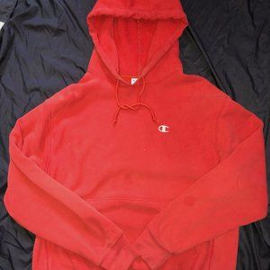 Large Champion Hoodie (Red)